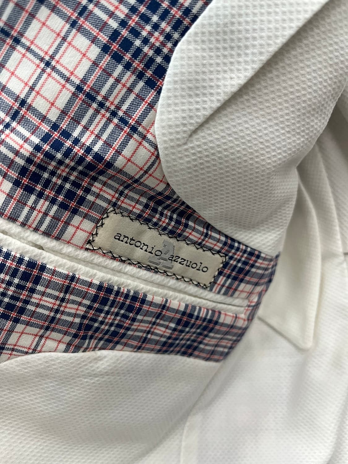 슬100,32) 안토니오 아줄로 컬렉션 체크슈트  상품이미지6