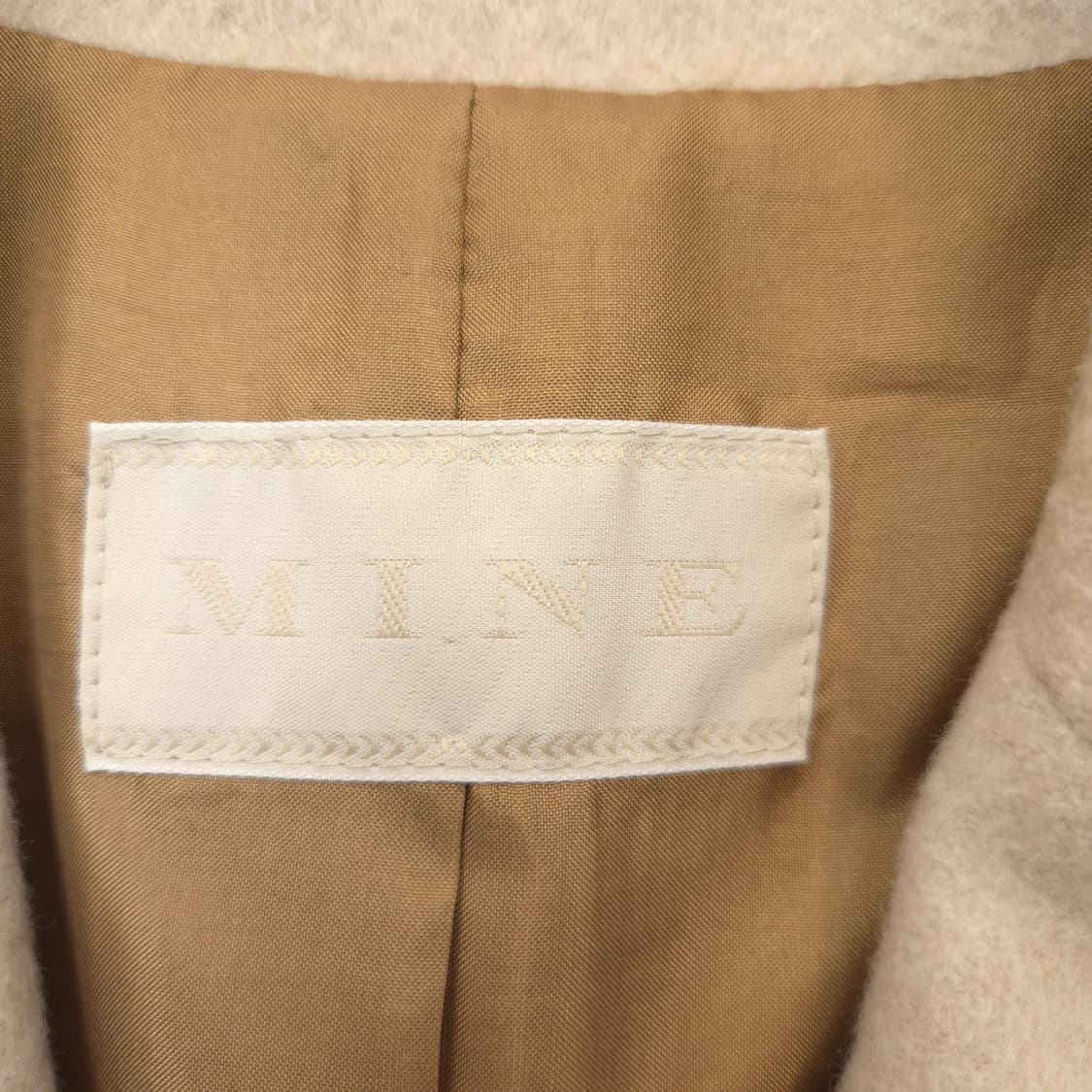 한섬 마인 더블 버튼 캐시미어 100 코트 상품이미지2