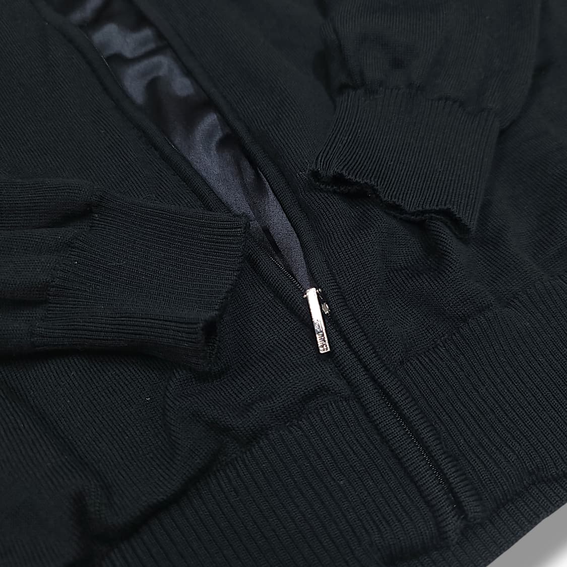 [100] 닥스 골프 블랙 니트 집업 가디건 상품이미지6