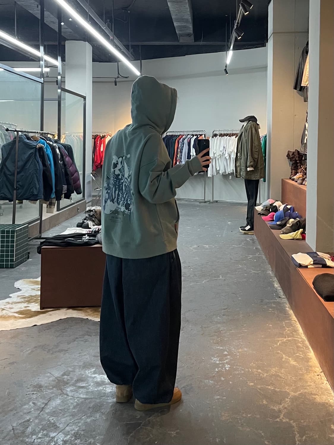 아카이브 볼드 x 가터 갤러리 SAY NO 후드티 H1741 상품이미지1