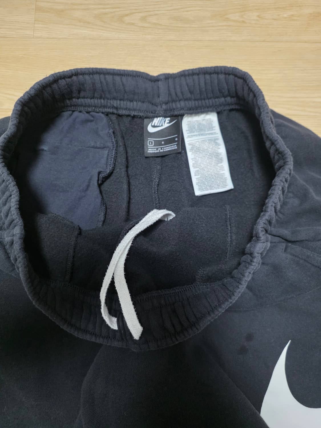 나이키 기모 반바지 L 러닝 달리기 일상 패션 상품이미지3