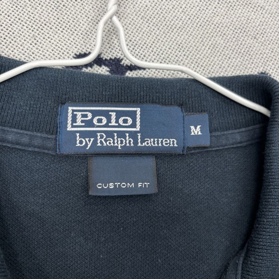 폴로 랄프로렌 커스텀핏 네이비 긴팔카라티 M P00015 상품이미지3