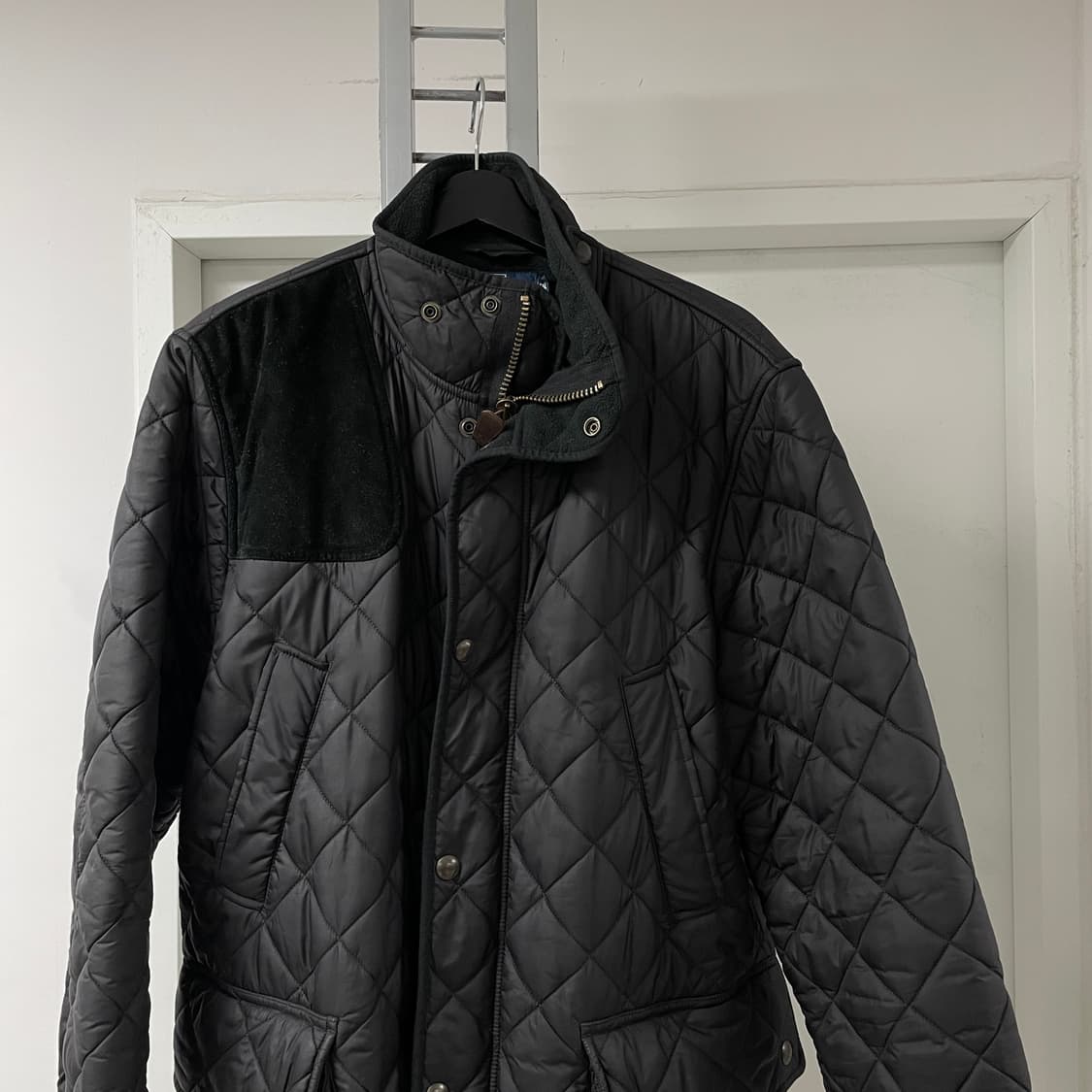 폴로 랄프로렌 블랙 퀄팅 자켓 M 상품이미지2