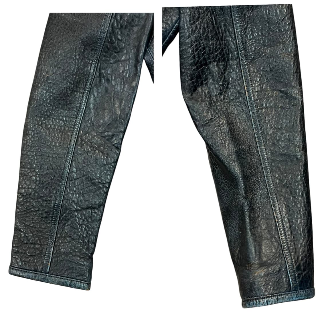 빈티지 양가죽 레더 자켓 다크그린  #csz1956 상품이미지9