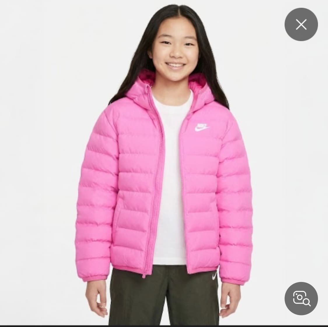 나이키 핑크 패딩 상품이미지1