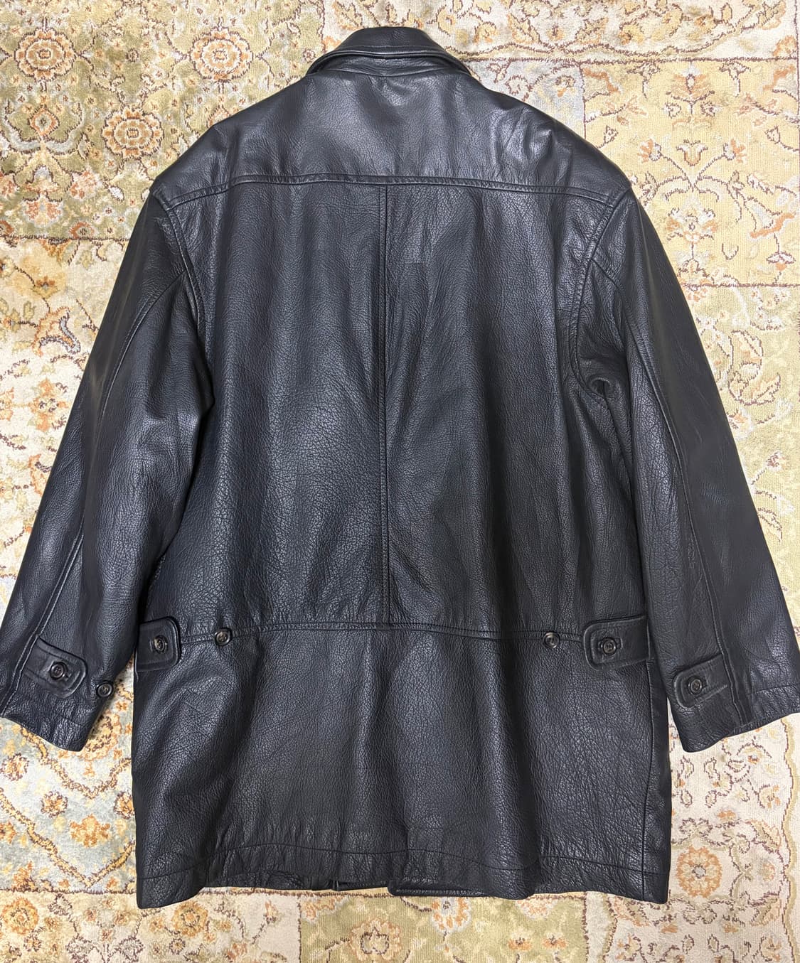 90s scoop 스쿱 리얼레더 쇼트코트 상품이미지5