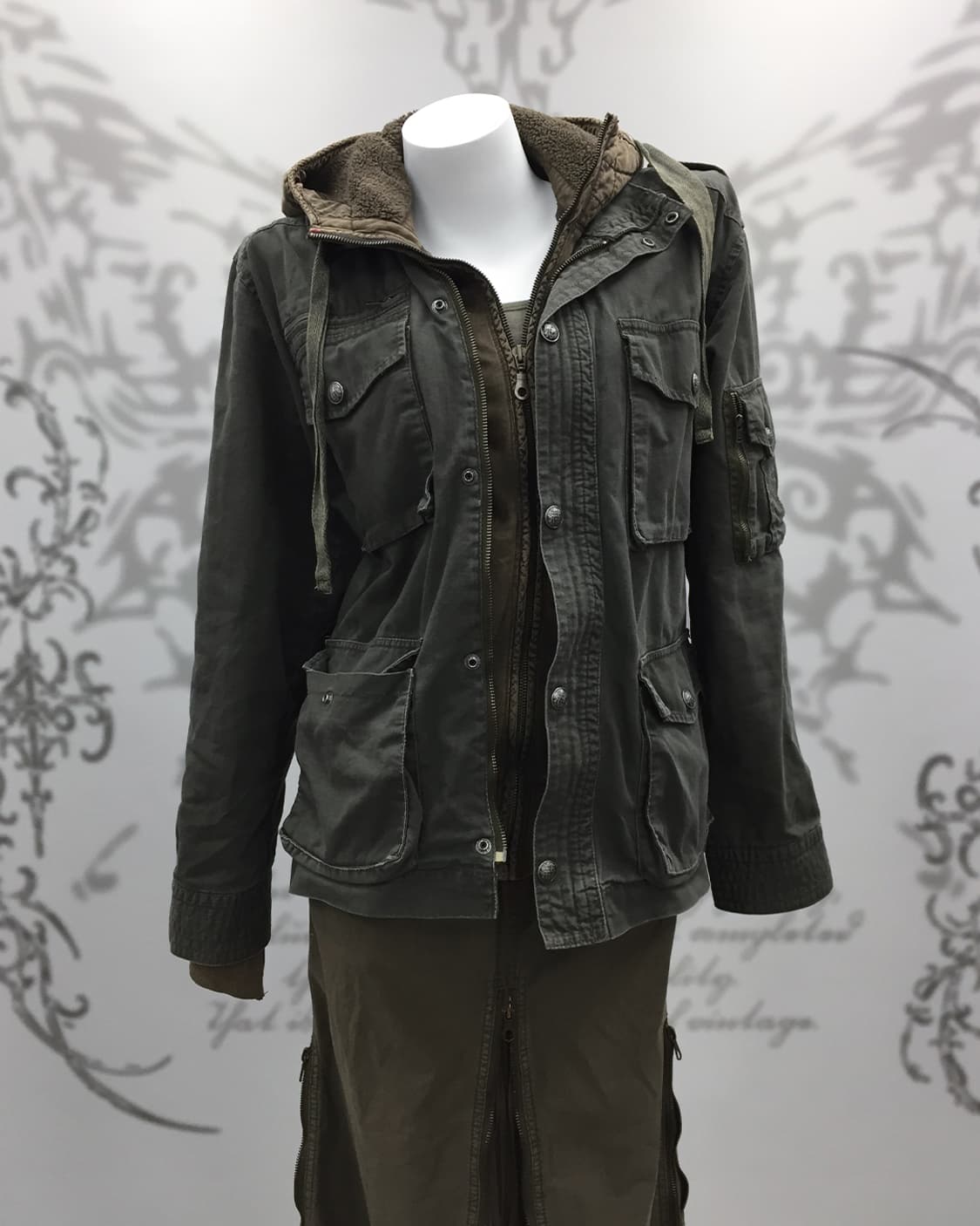 Y2K Grunge Utility Jacket 상품이미지1
