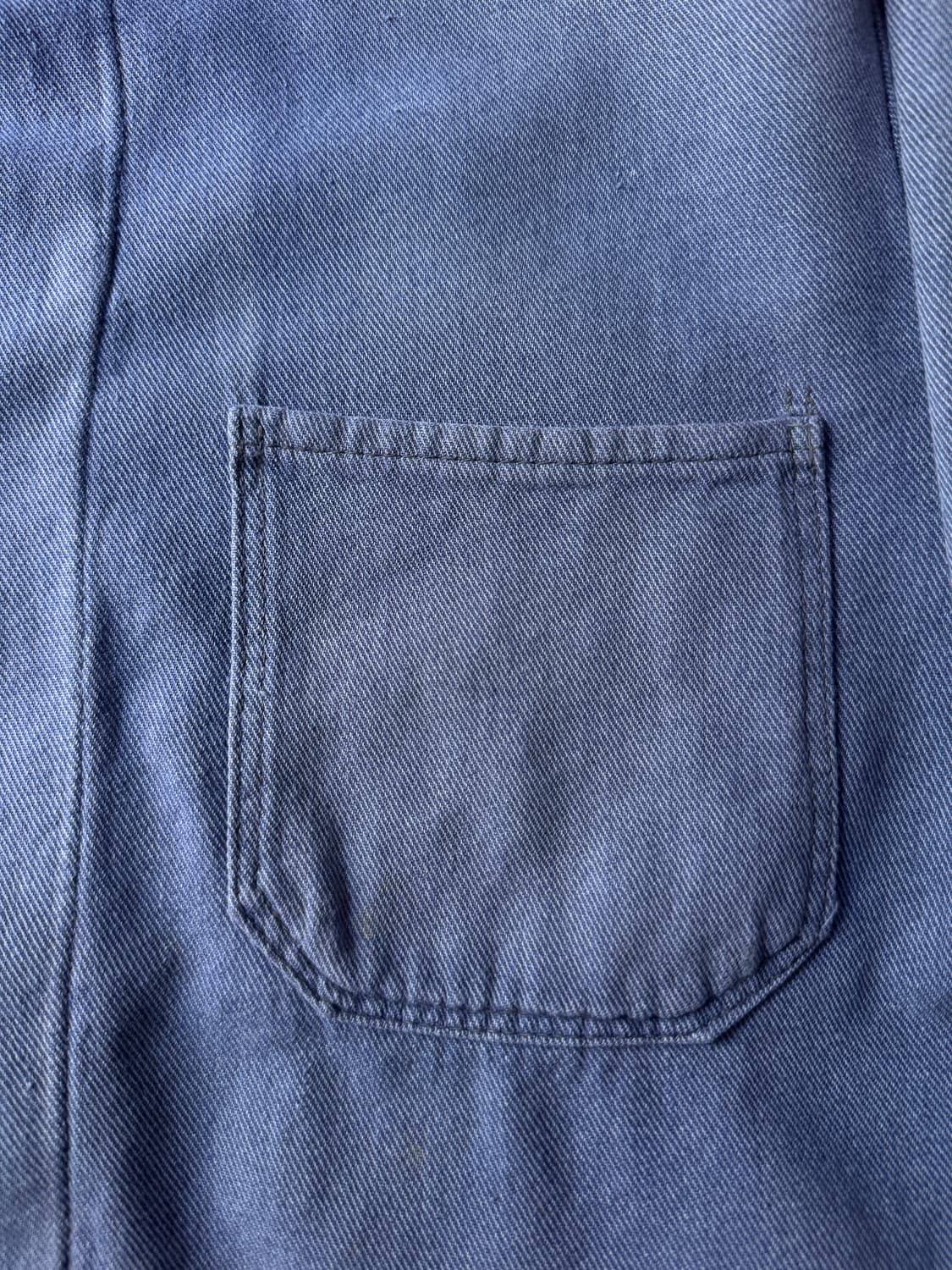 [M]90's 빈티지 페이딩 트윌코튼 프렌치 워크 자켓 상품이미지3