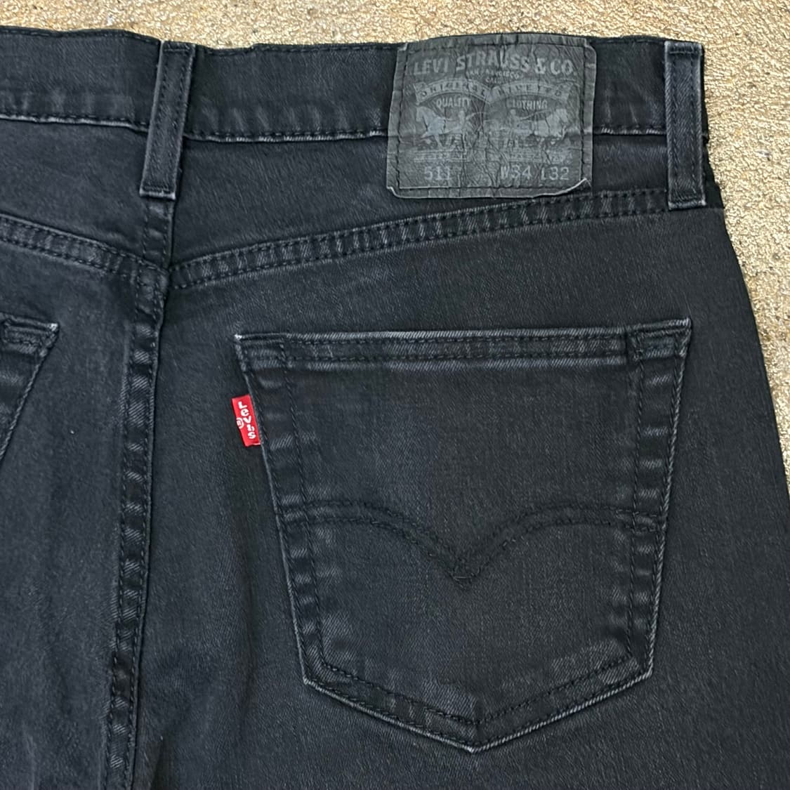 00s 미국 빈티지 리바이스 511 블랙진 약스판 청바지 상품이미지6