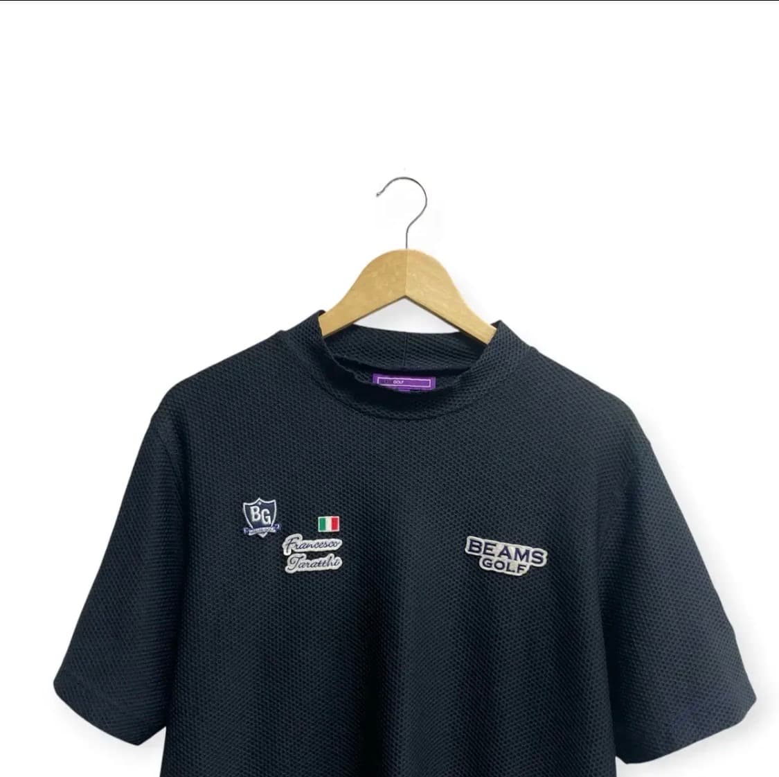 빔즈 BEAMS 골프 반팔 모크넥 반팔티 XL 상품이미지2