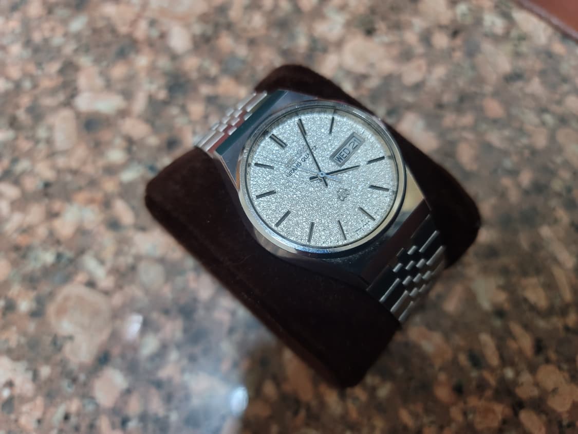 70s 세이코 하이엔드 그랜드 쿼츠 스노우 다이얼 (레어) 시계 상품이미지5