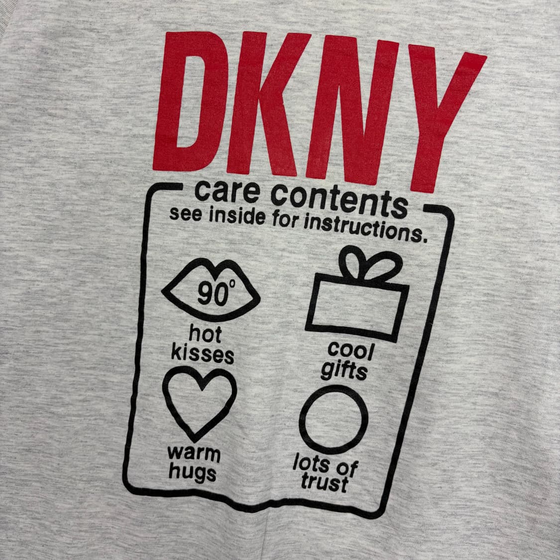 90s dkny 도나카란뉴욕 반팔 티셔츠 상품이미지4