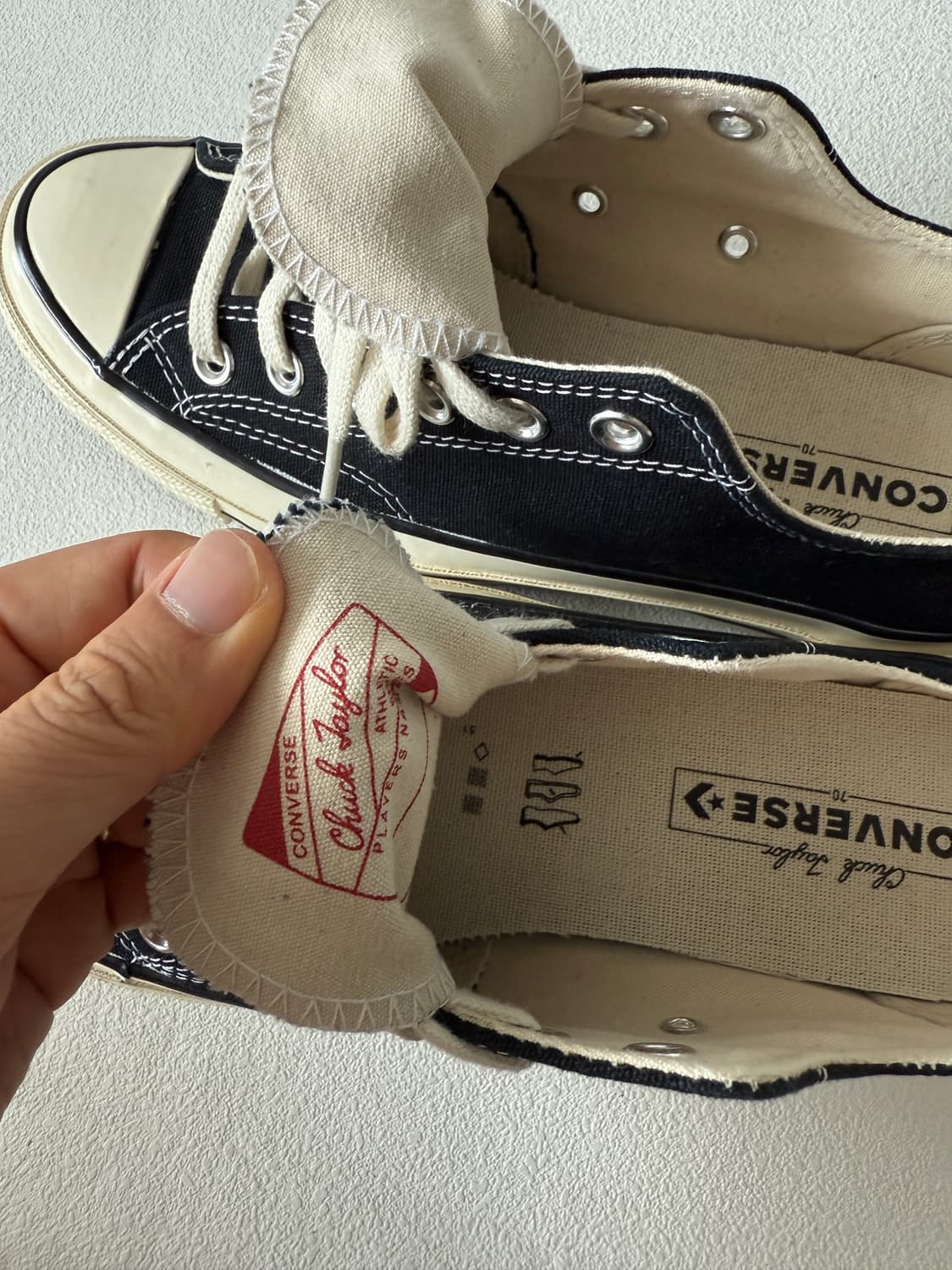 [250]컨버스(CONVERSE) 척 70 로우 블랙 상품이미지7