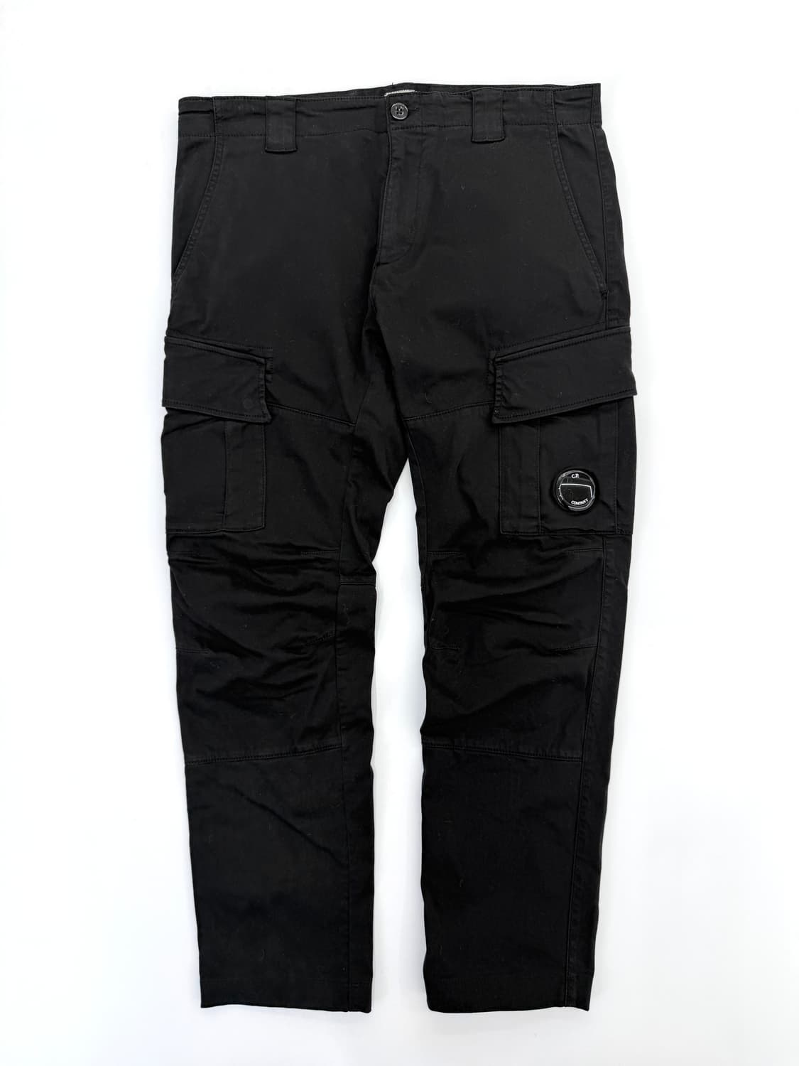 CP컴퍼니 렌즈 와펜 카고 팬츠 블랙 상품이미지1