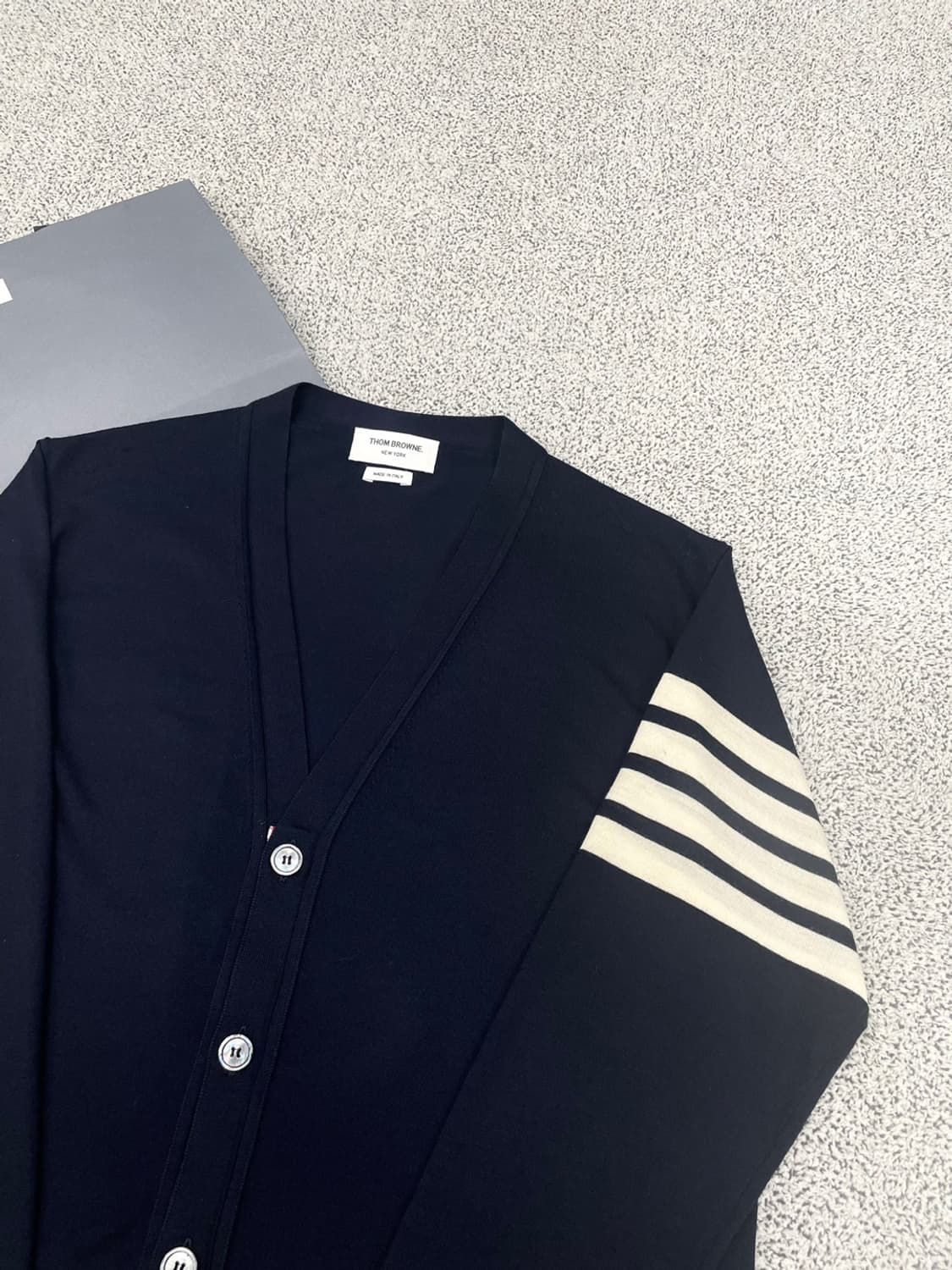 [5] 톰브라운 메리노 울 네이비 가디건 상품이미지2