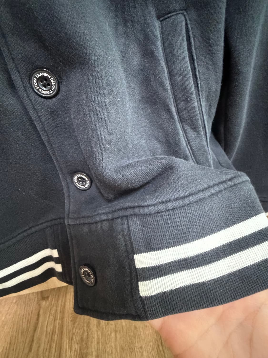 빈티지 야구점퍼 블루종 상품이미지4