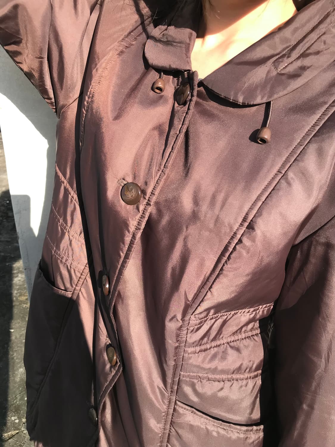 다크브라운 패딩코트 상품이미지5