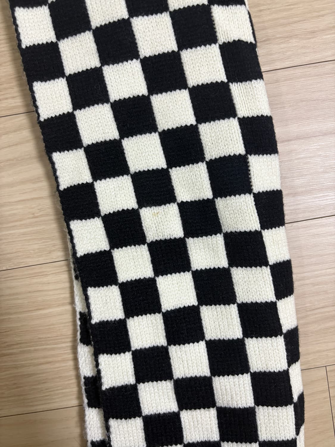 체크 머플러 상품이미지4