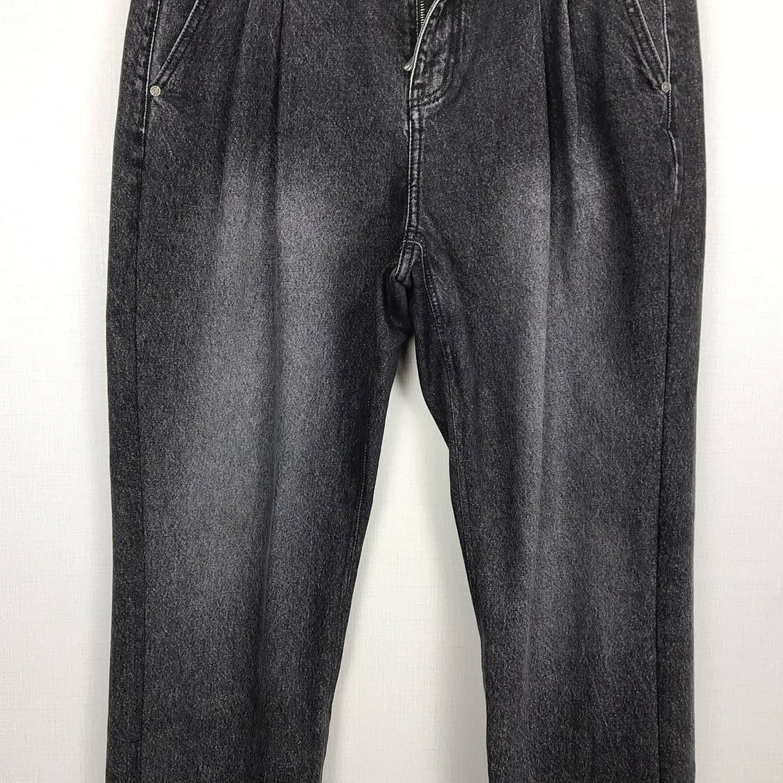 모덴아르더 뉴트로 투턱 데님 청바지 팬츠 남성32 상품이미지4