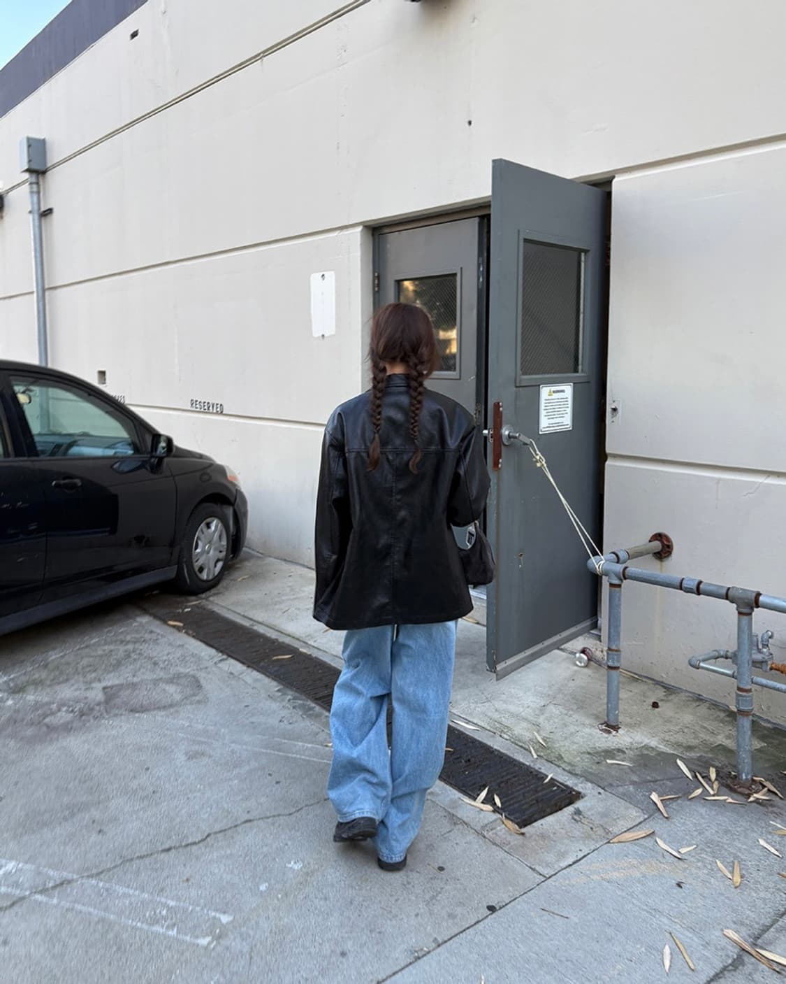 러브바이무드 캐롤 레더 자켓 상품이미지3