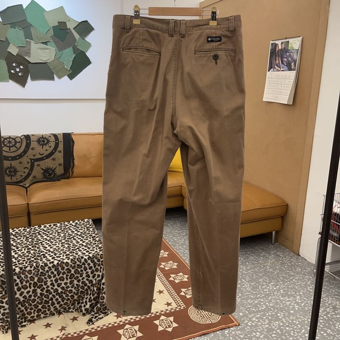 콜럼비아 빈티지 모던 캐주얼 핀턱 치노 면바지 33인치 C09105 상품이미지4