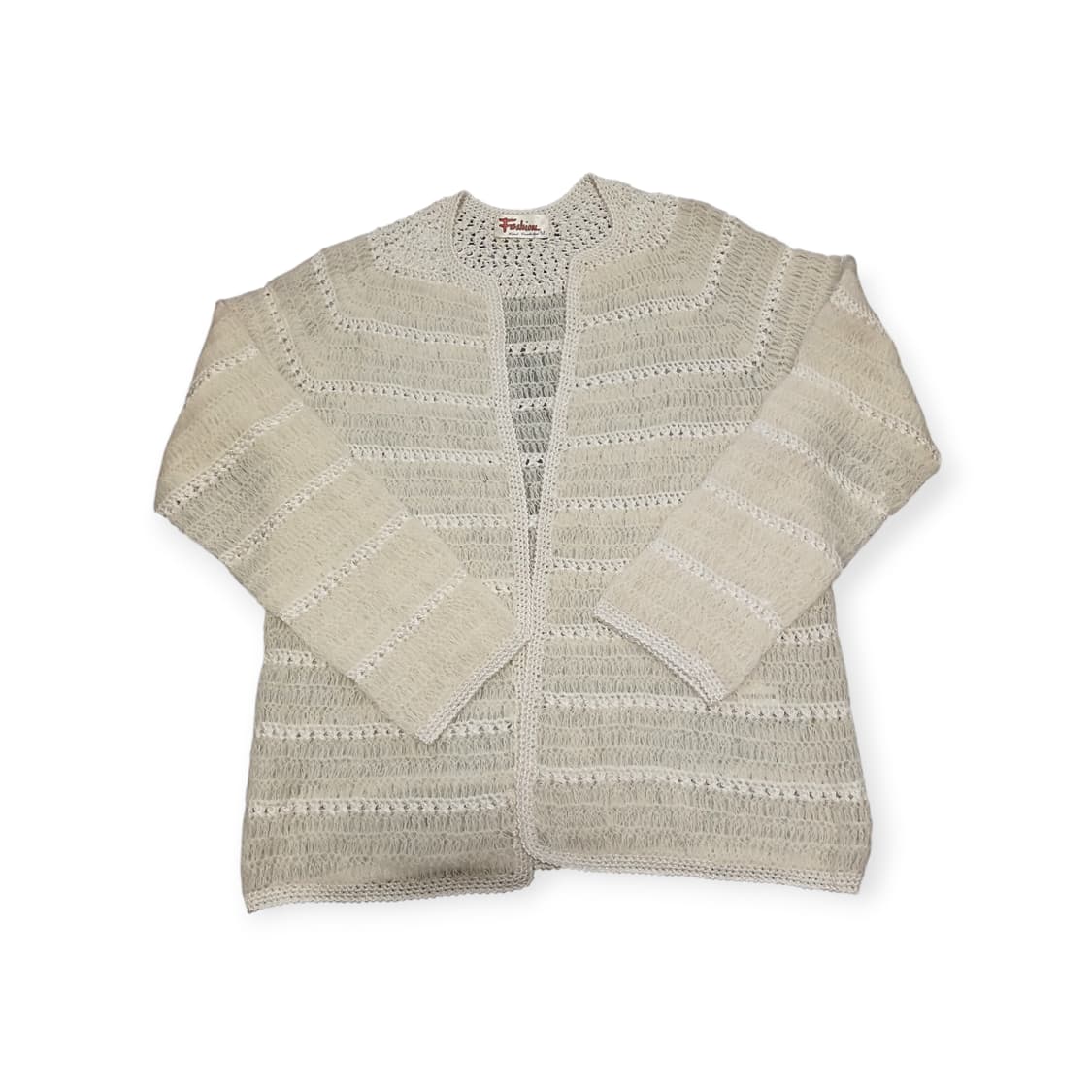 모리걸 화이트 울 가디건 상품이미지1