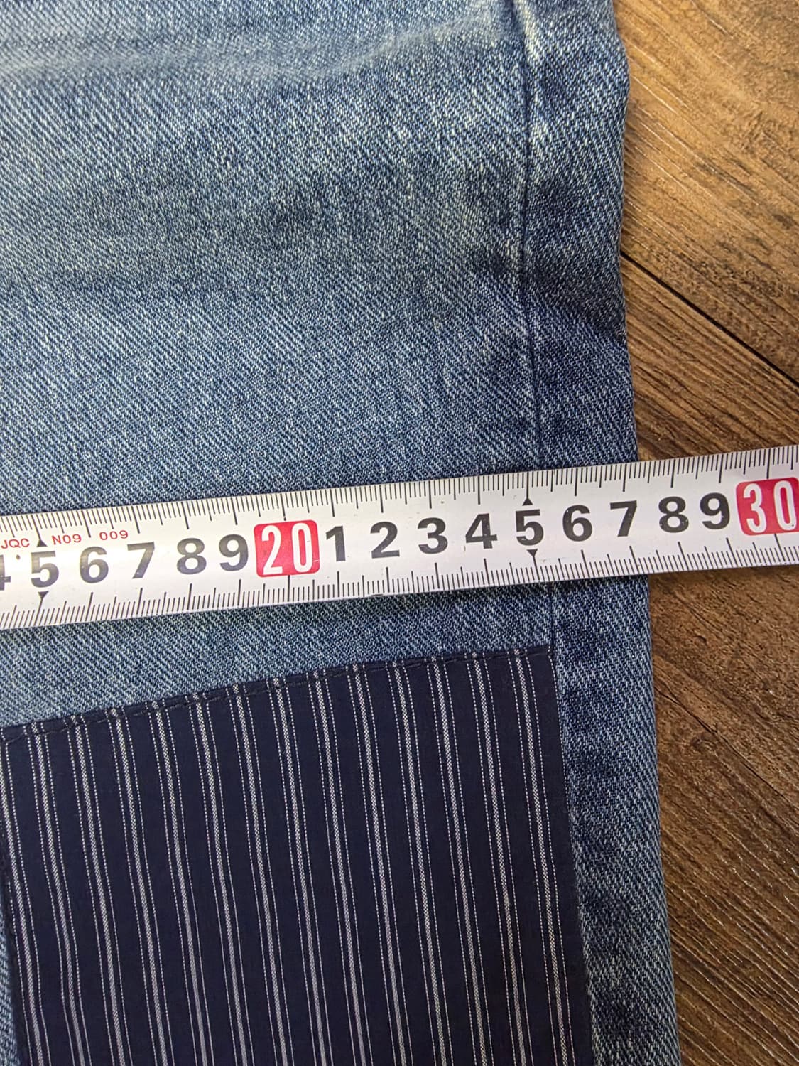 공백 패치 청바지 상품이미지5