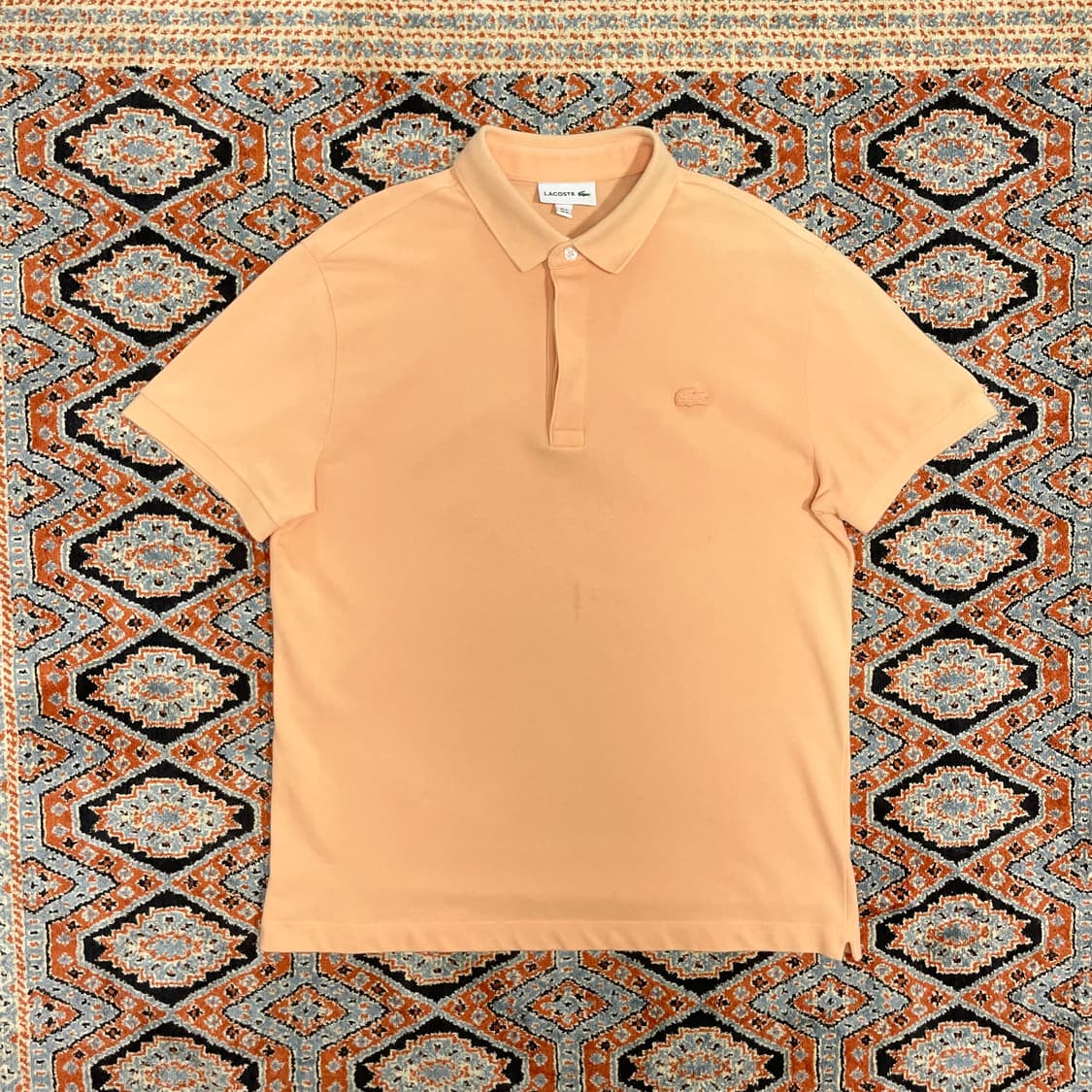 라코스테 피치 반팔 카라티셔츠 남성M 상품이미지1