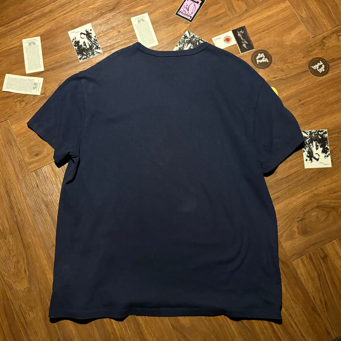 polo ralph lauren heavy tshirt navy xl 상품이미지2