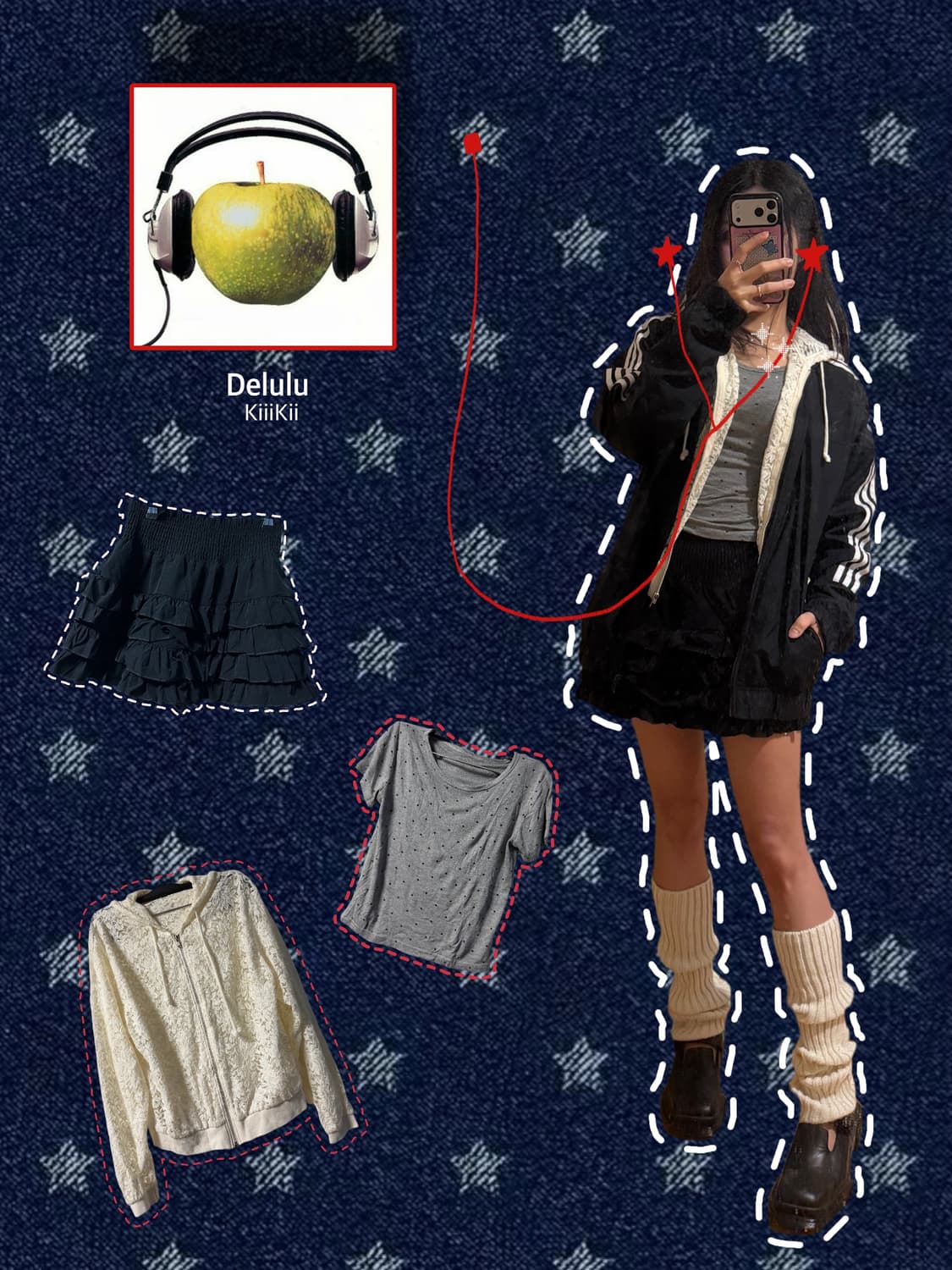 빈티지 코디 세트 상품이미지3