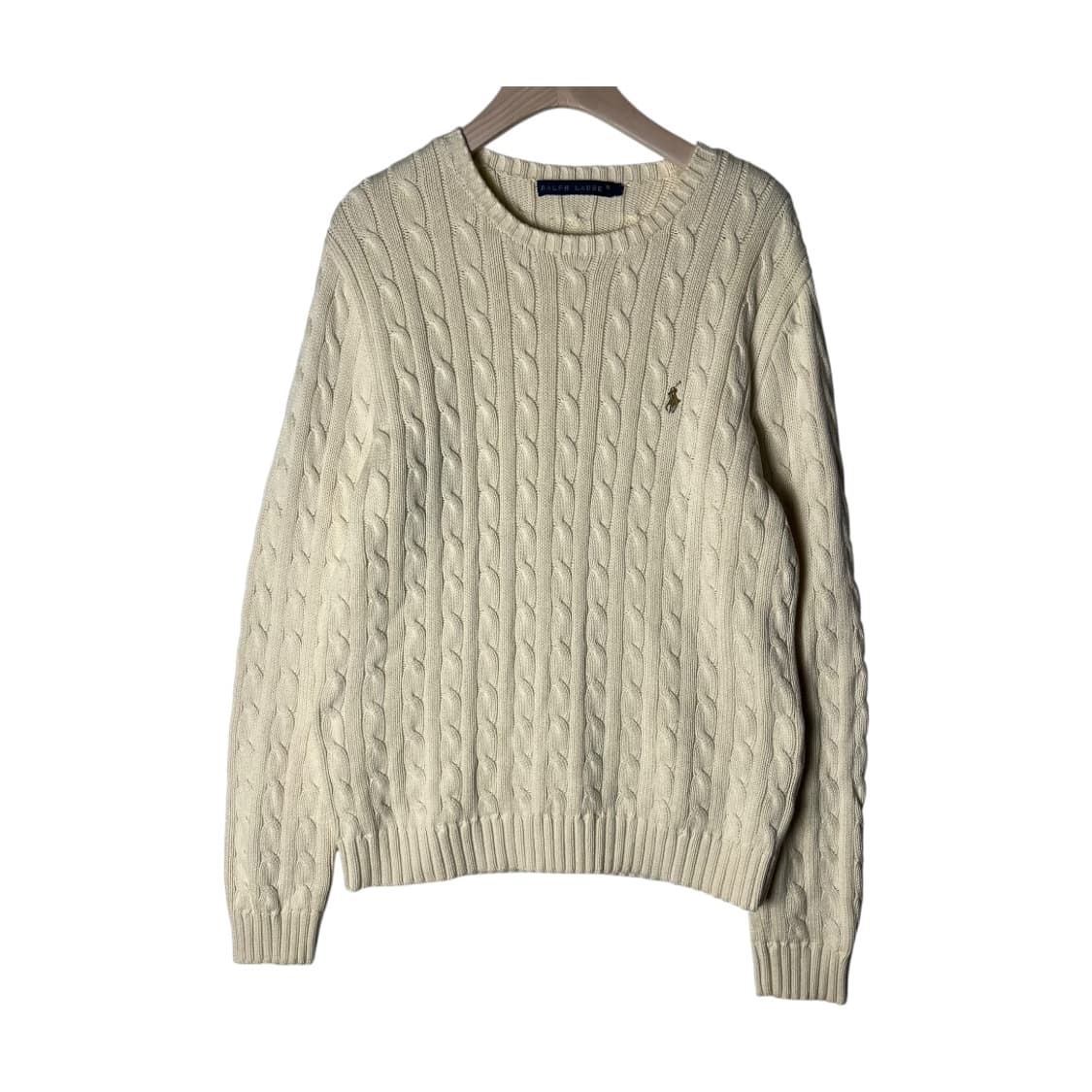 [Ralph Lauren] 폴로랄프로렌 초코포니 꽈배기 니트 상품이미지1