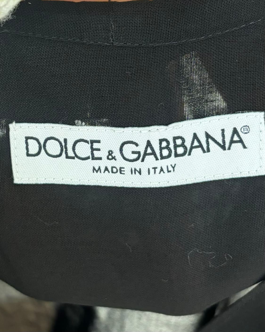 돌체 앤 가바나 블랙 시스루 셔츠 상품이미지7