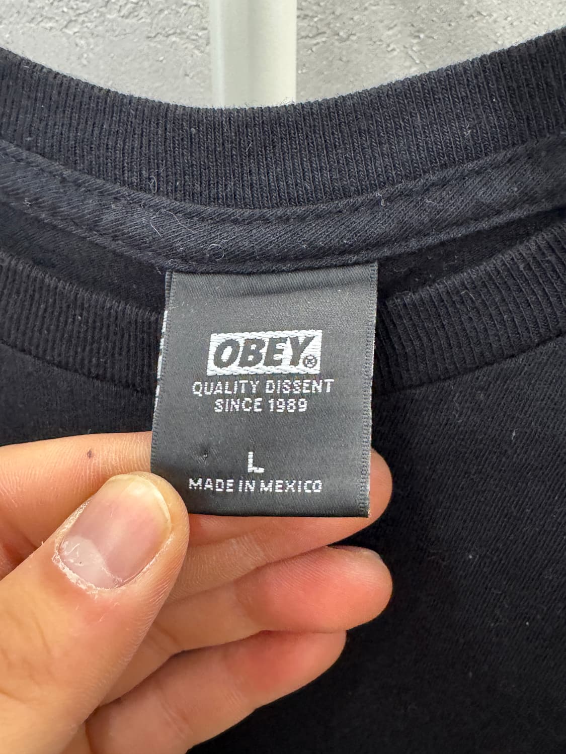 오베이 아이즈 아이콘 2 클래식 티셔츠 블랙 L 상품이미지3