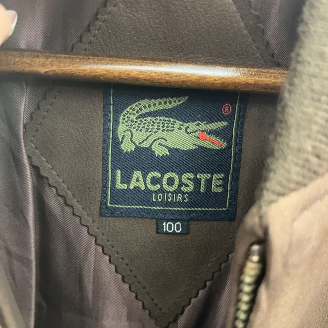 라코스테 모던시크 캐주얼 양가죽 블루종 자켓 100 C09279 상품이미지5