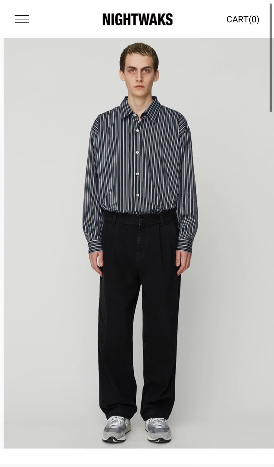 Mfpen Big Jeans Black 상품이미지1