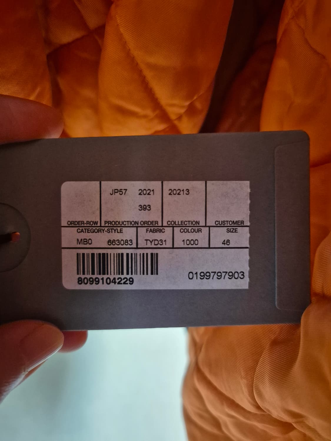 [46] 발렌시아가 나사 봄버 블랙 상품이미지3