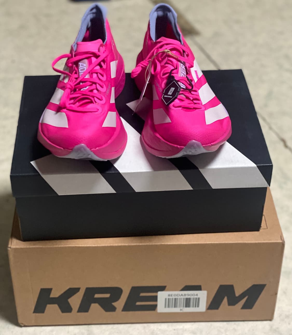 아디다스 아디제로 아디오스 프로4 핑크 265사이즈 새상품 상품이미지1