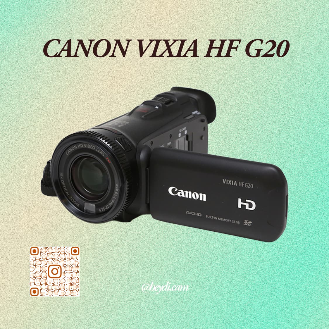캐논 빅시아 CANON VIXIA HF R20 매트블랙 상품이미지1