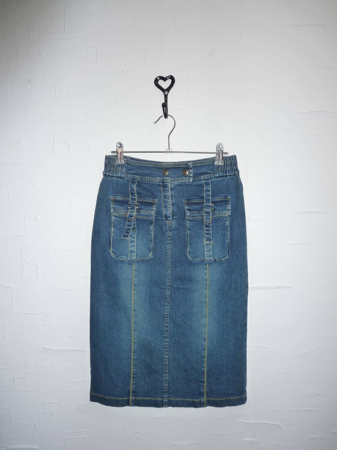 Stitch pocket denim skirt 상품이미지4