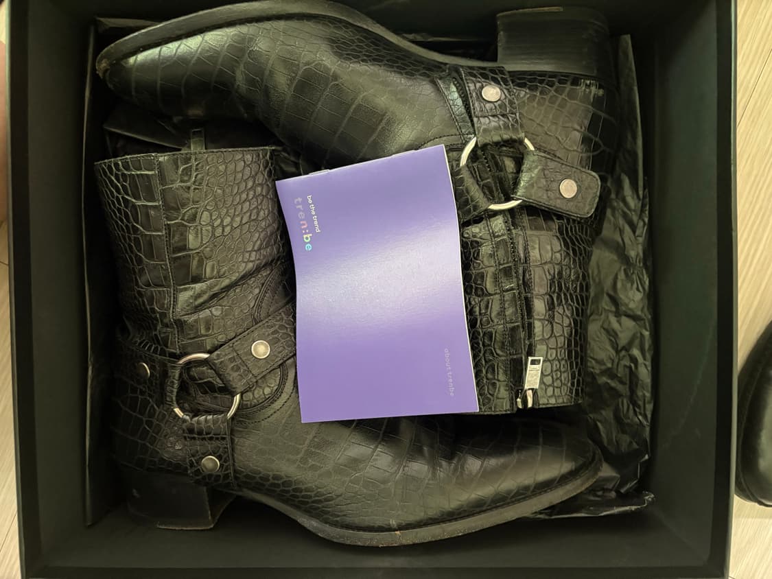 생로랑 하네스 크로커다일 교환 봅니다 상품이미지3