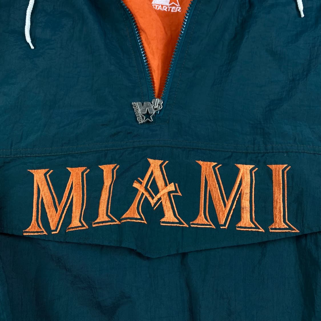스타터 00‘s 마이애미 빅로고 아노락 점퍼 상품이미지4