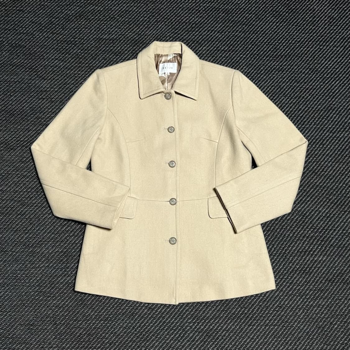 [M] Seize 우먼즈 베이지 울 모직 자켓 상품이미지3