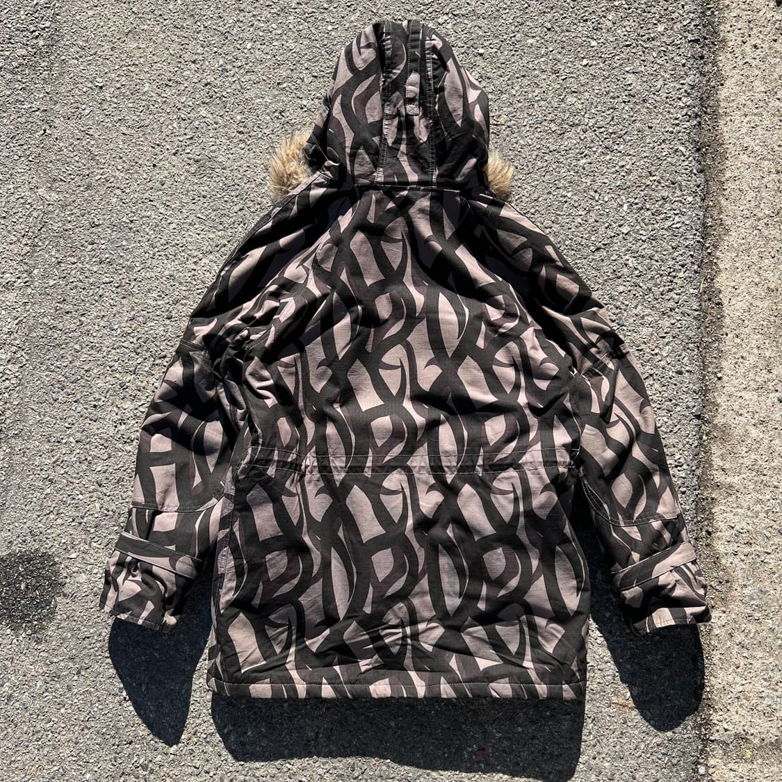 90‘s 휴스턴 트라이벌 카모 N3B 파카 상품이미지7