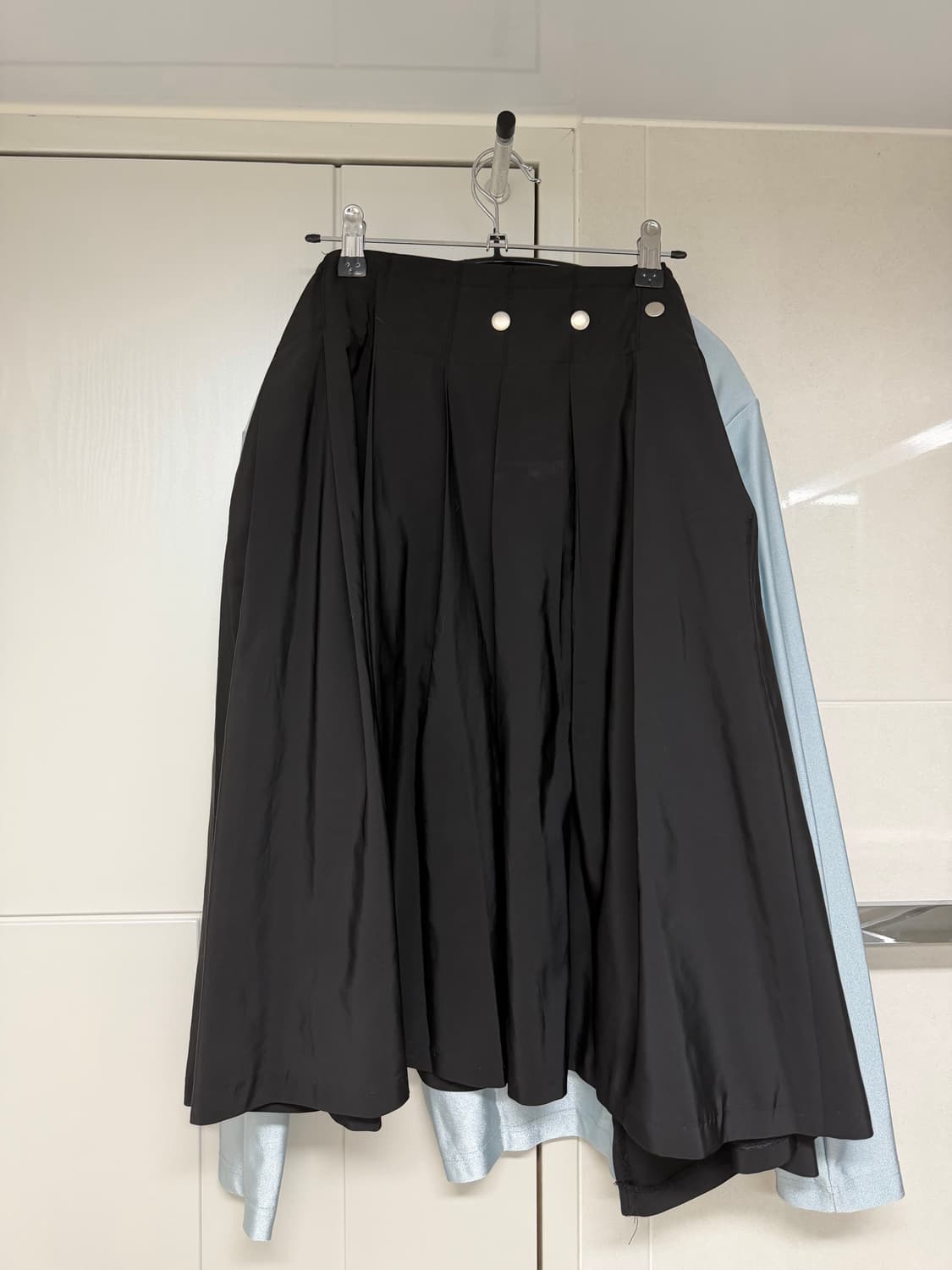 언발란스 버튼 랩스커트 상품이미지7