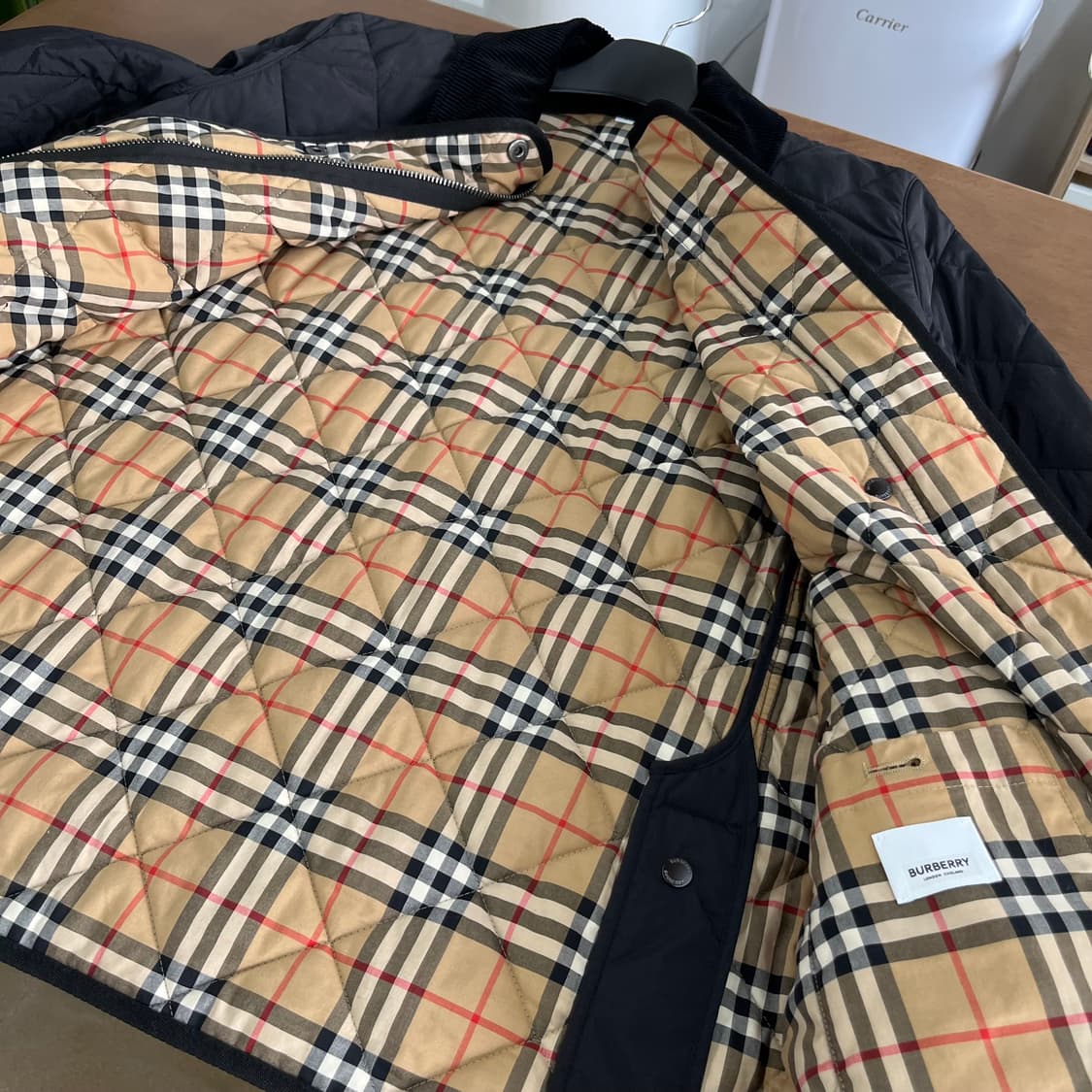 버버리 신형 남성 퀼팅점퍼 L 상품이미지7