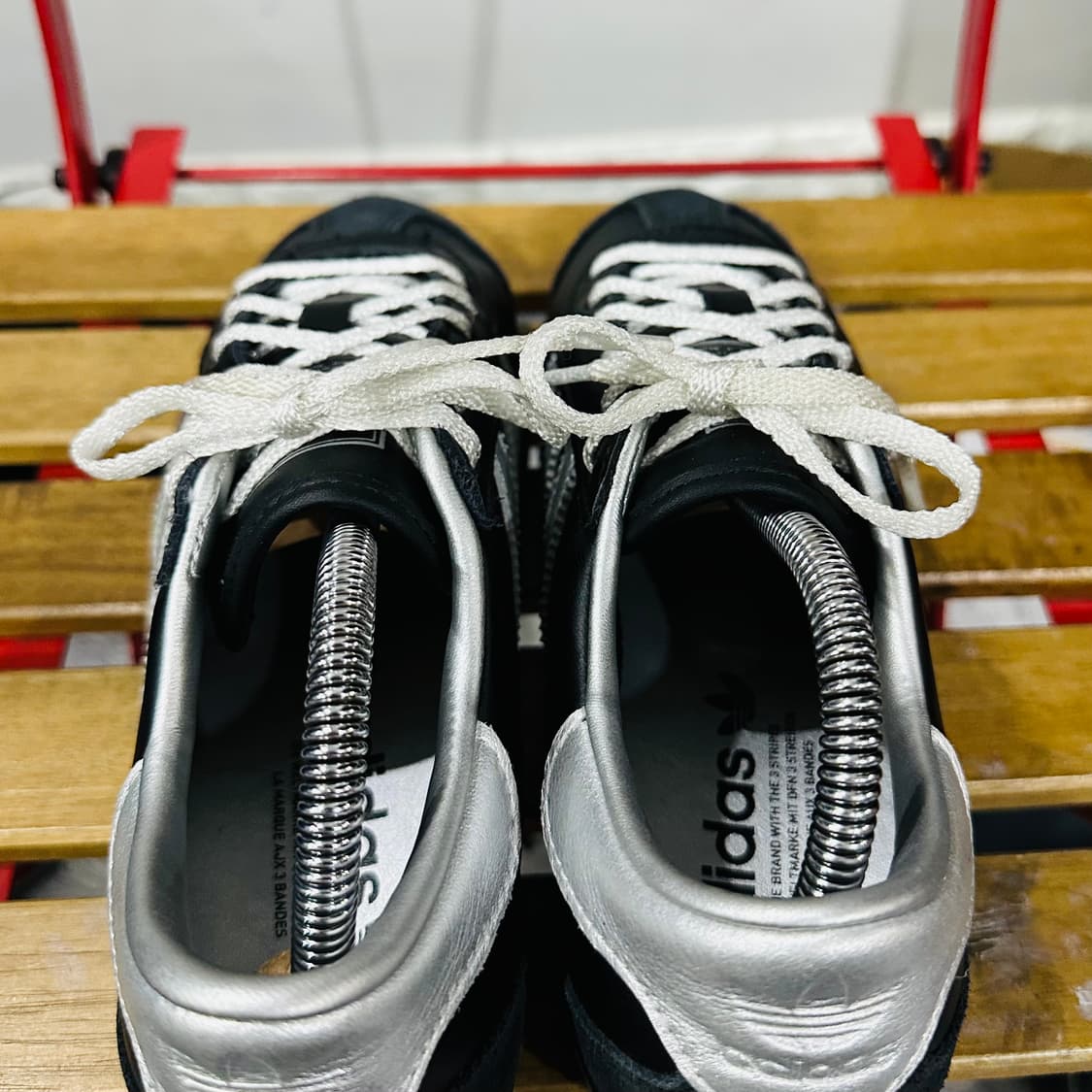245) 아디다스 운동화 여성 여자 신발 컨트리 OG 블랙 실버 상품이미지5