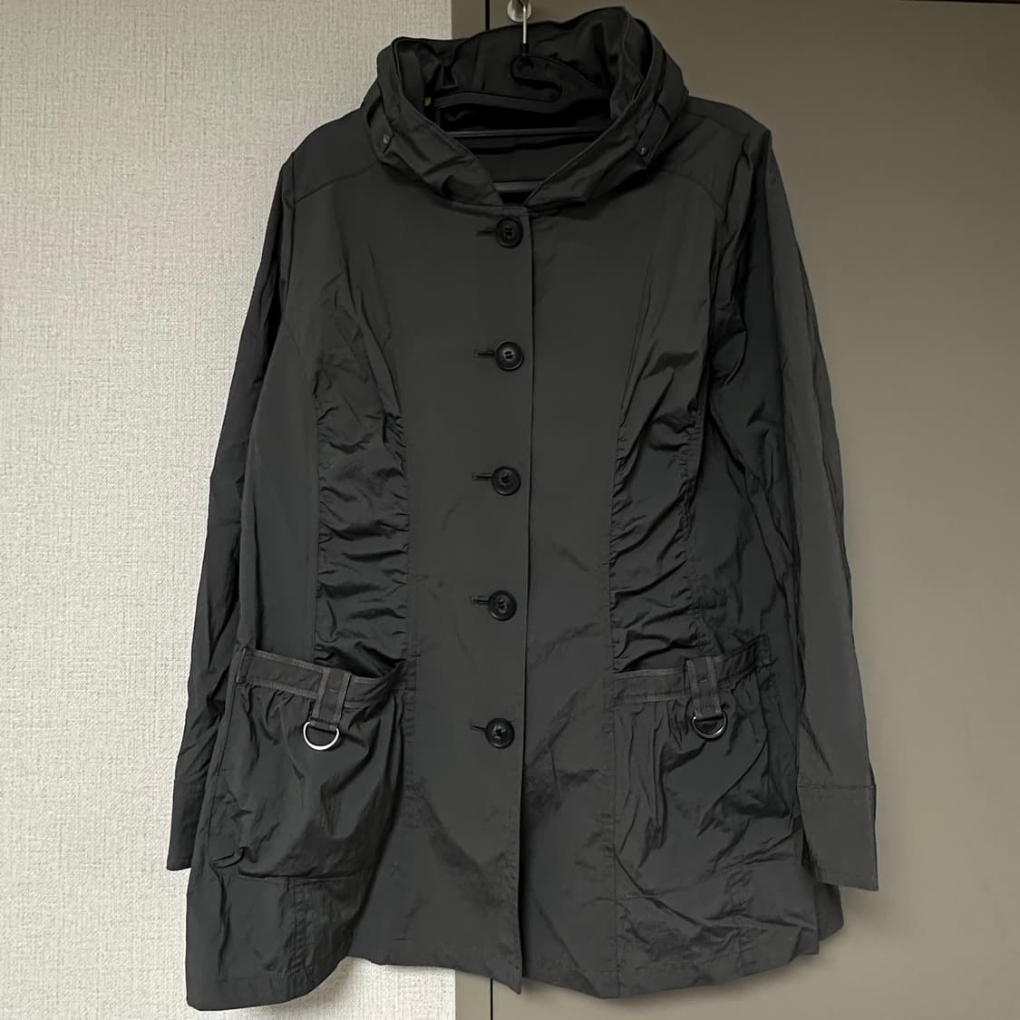 vintage 셔링 바람막이 코트  상품이미지1