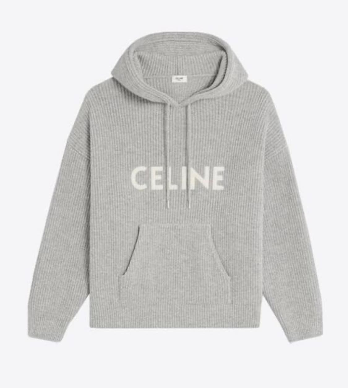 셀린느 / 리브드 울 로고 니트 후드 / M 상품이미지1