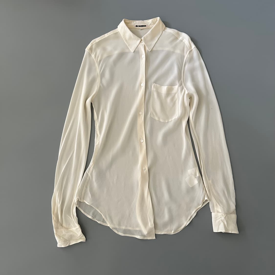 질샌더 jil sander 실크 혼방 셔츠 상품이미지2