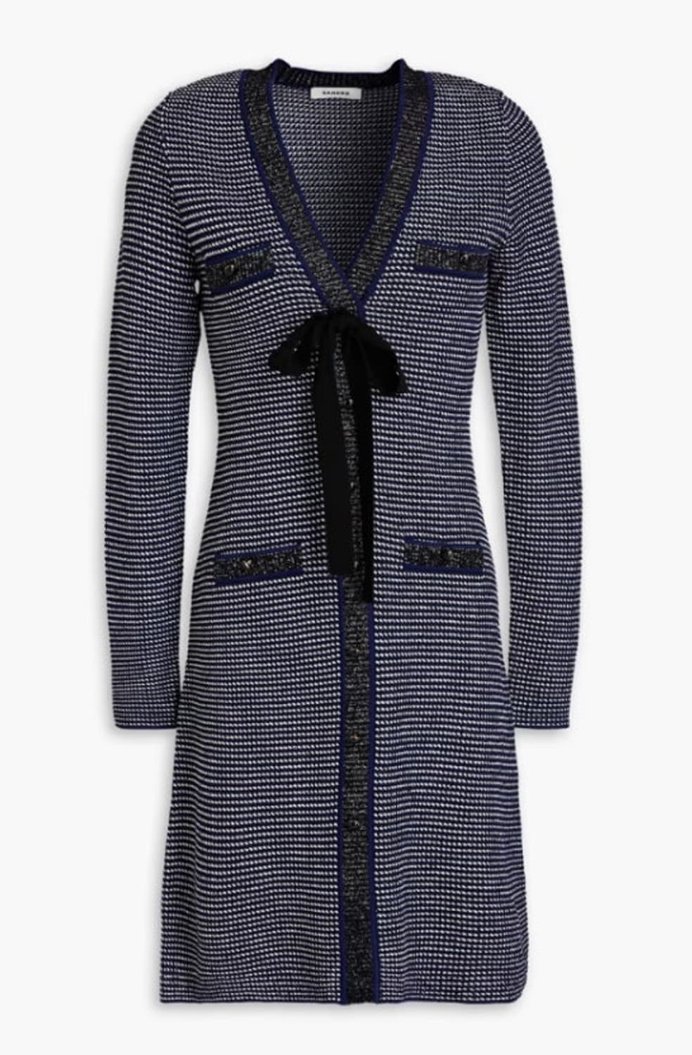 산드로 네이비 니트 원피스 36사이즈 상품이미지1